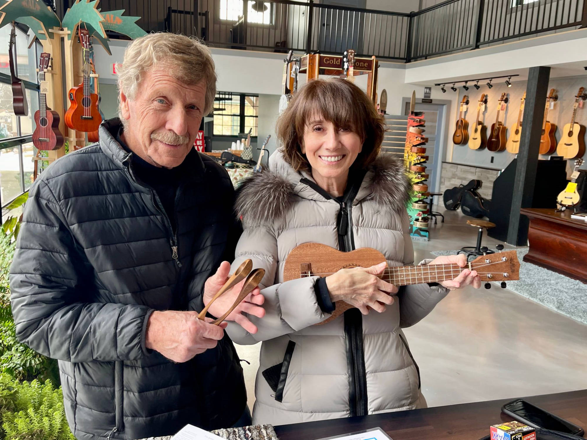 Dreama and Robert with Kala brand Music Soprano