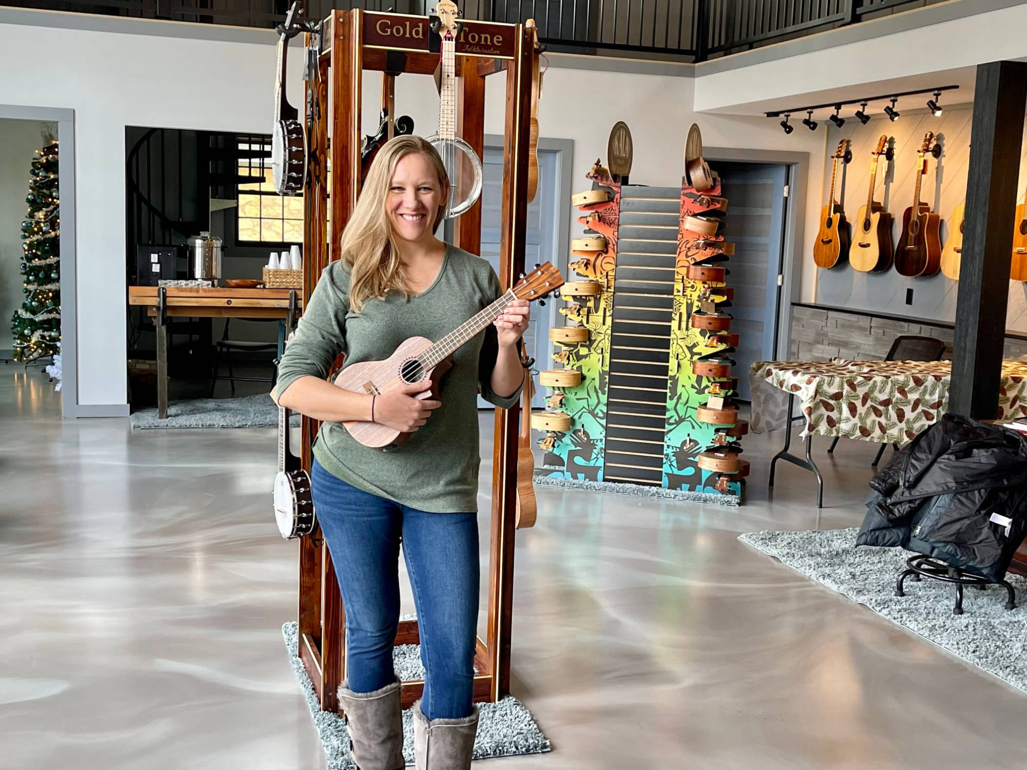 Erin with Kala Concert Ukulele