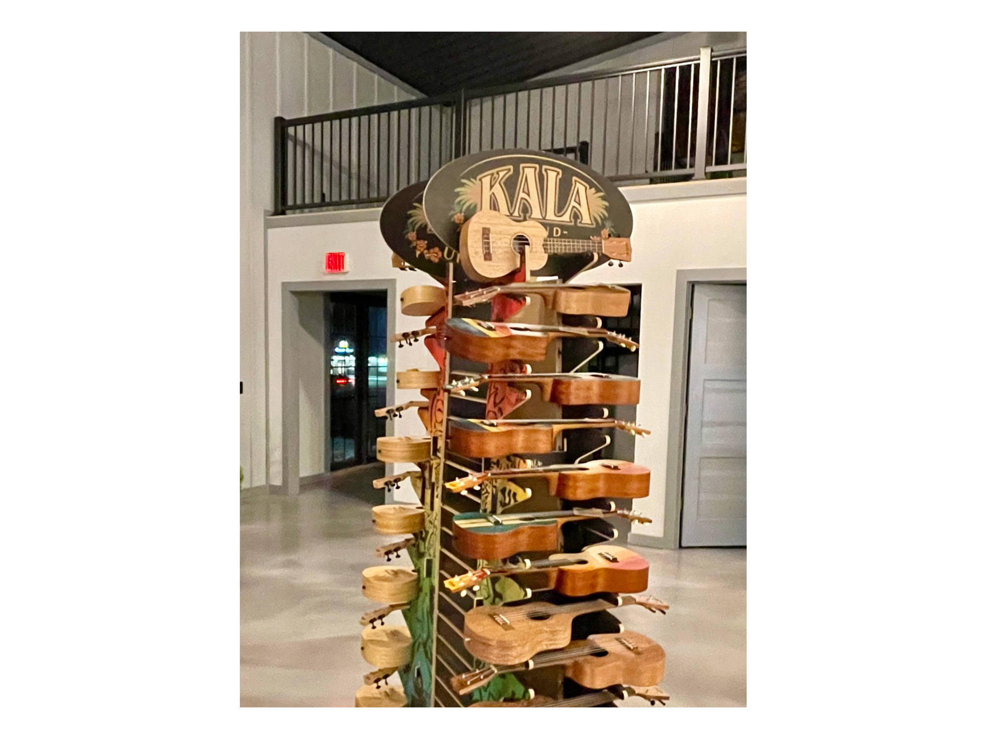 kala ukulele display