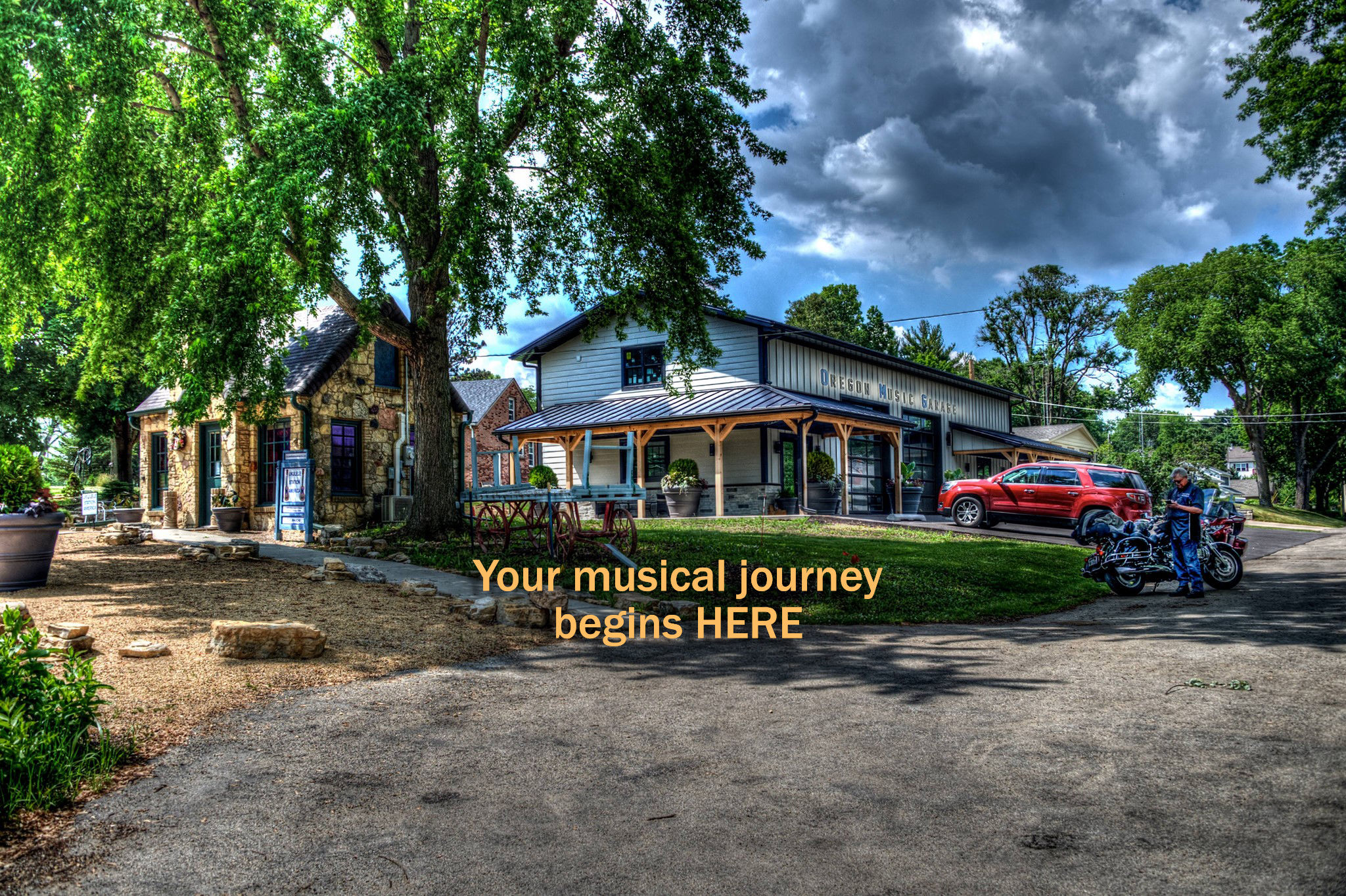 Exterior of Oregon Music Garage