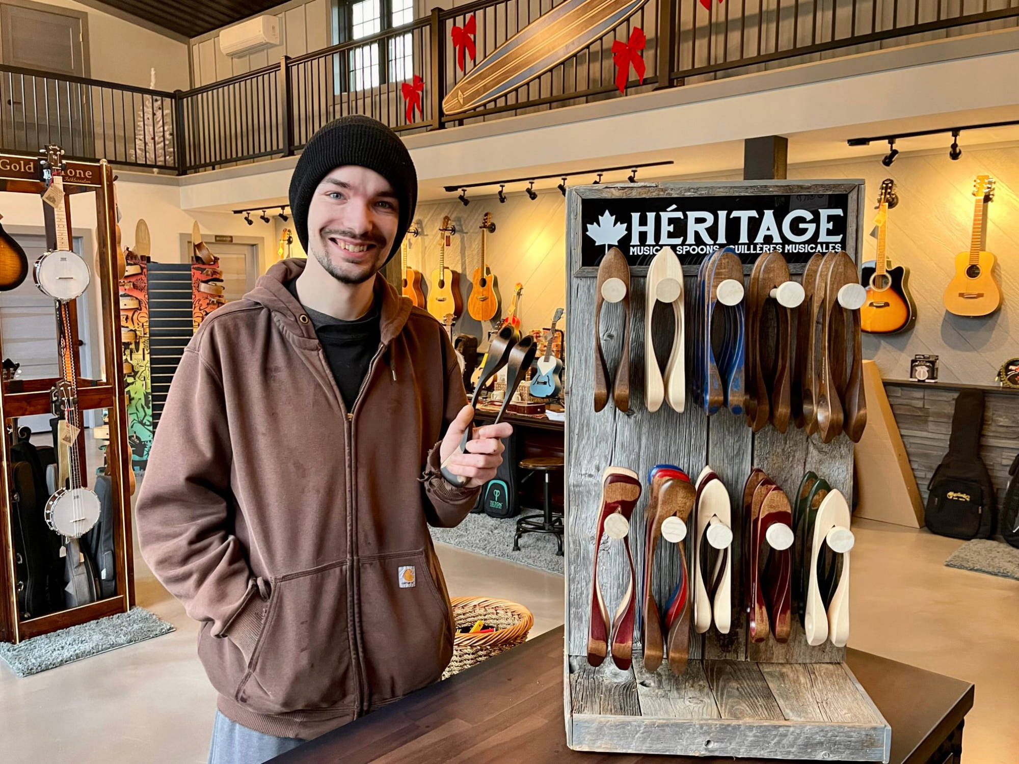 Seth with Heritage Musical Spoons
